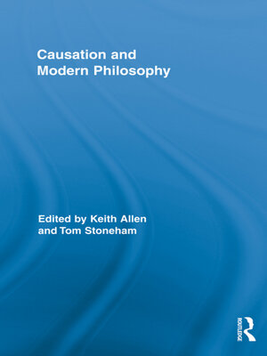 cover image of Causation and Modern Philosophy